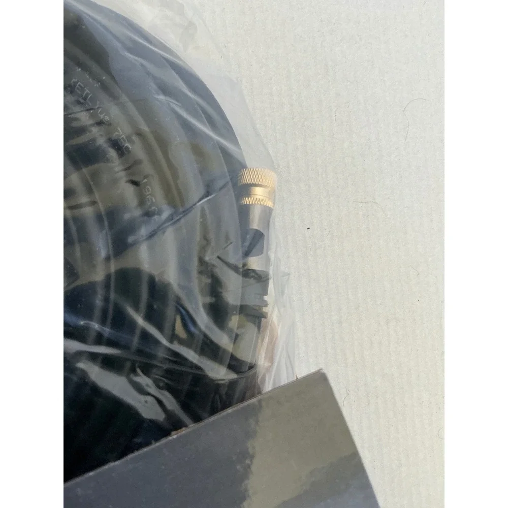 Monster Coaxial RG-6 Cable 100ft In-Wall Rated Gold Plated Connectors Black